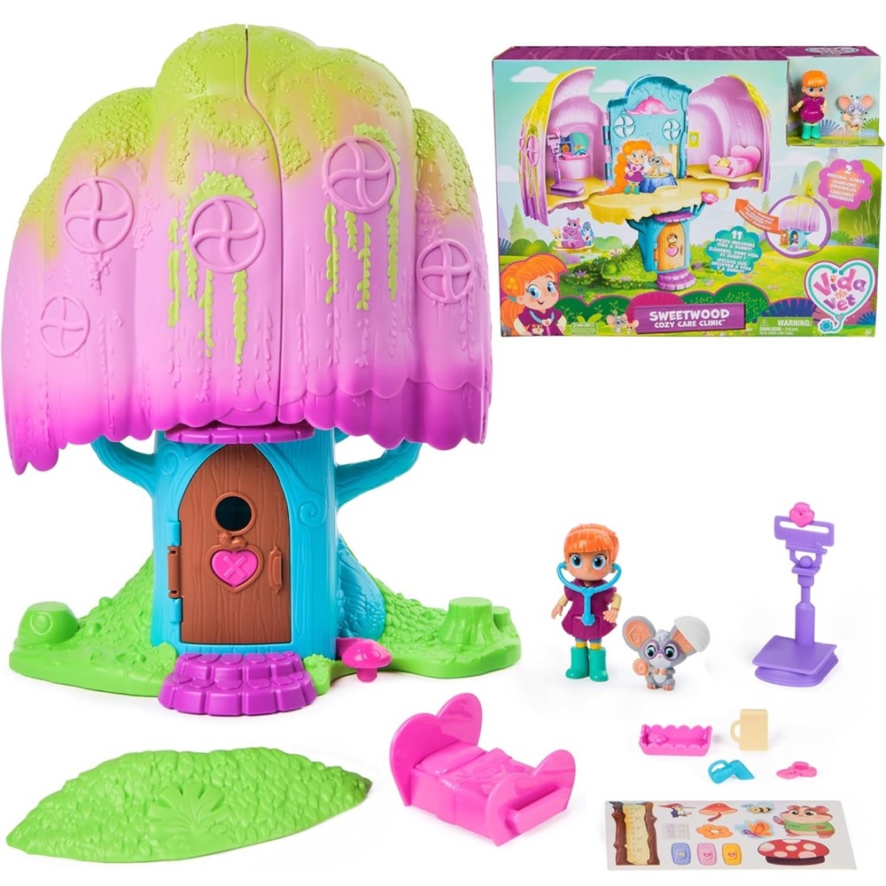 Vida the Vet, Vet Clinic, Treehouse Playset: NEW IN BOX